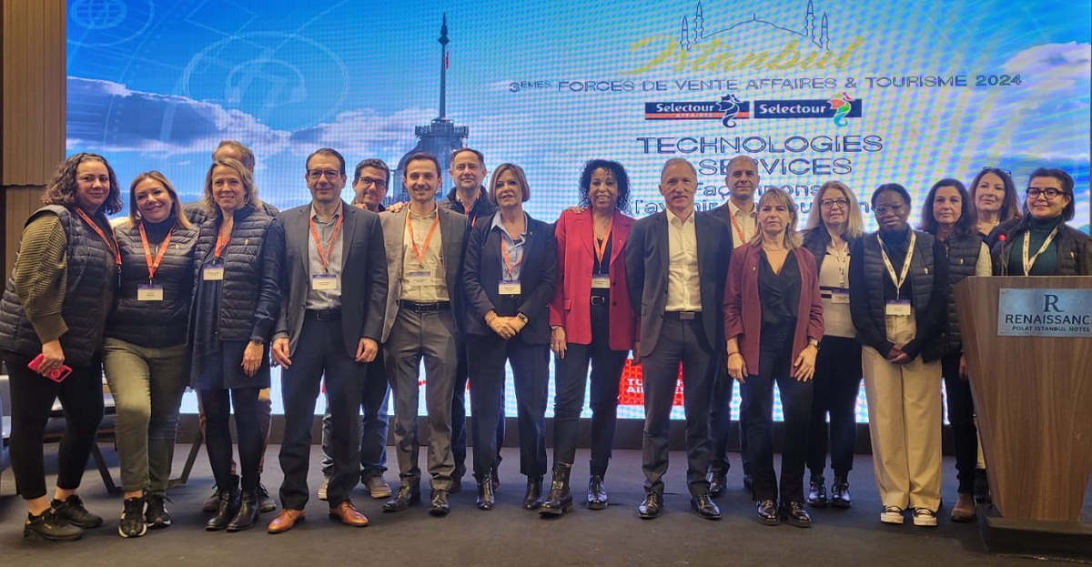 Vingt membres de l'équipe Selectour, sur la soixantaine de salariés que compte l'entreprise, sont présents à Istanbul pour les forces de vente 2024 - DR : A.B.