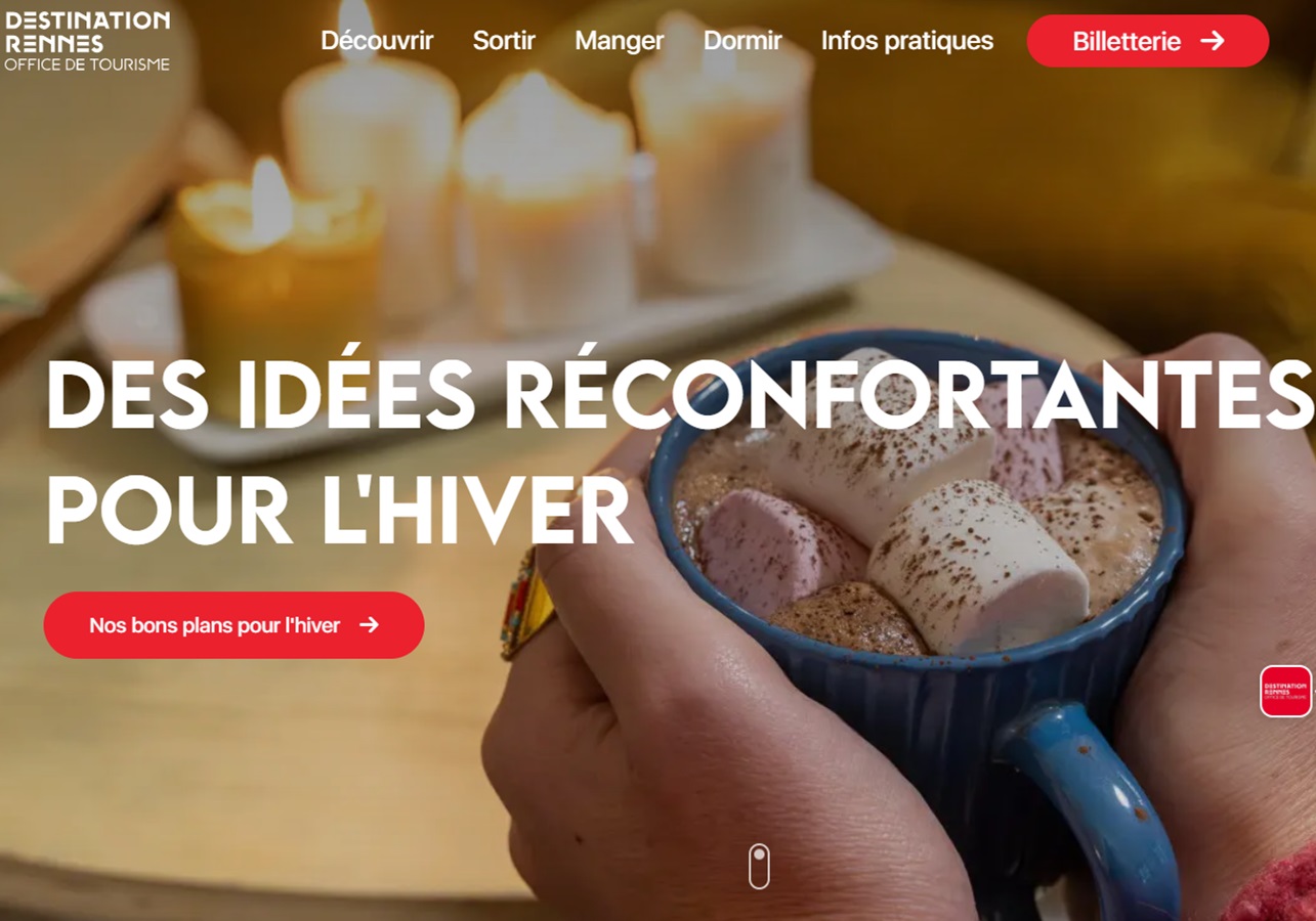 Destination Rennes vient de refondre ses sites Internet, dans une démarche plus écoresponsable - DR