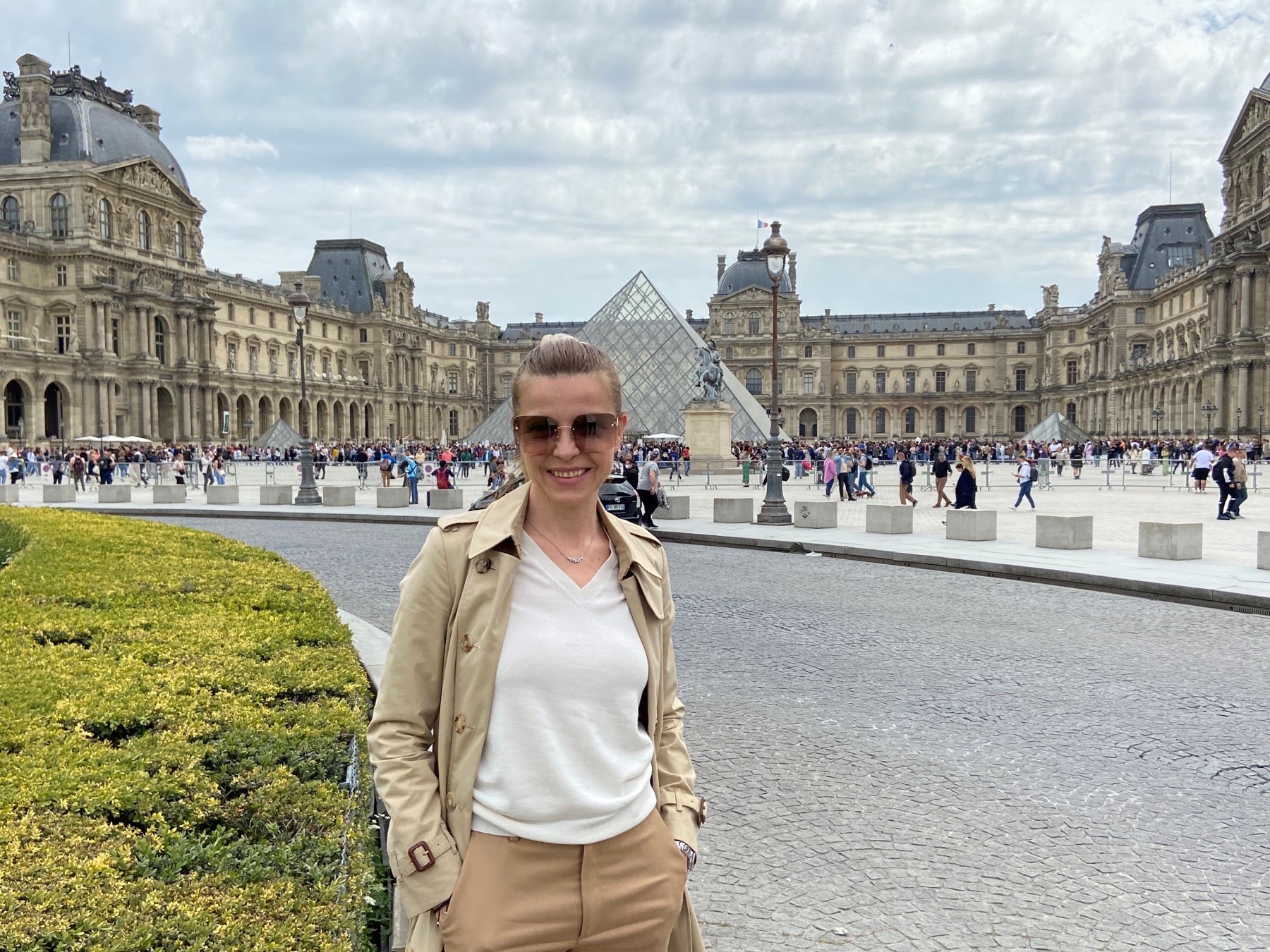 Daniela Mihalic Durica (ici, au Louvre, à Paris) dirige d'Office de tourisme de la Croatie en France depuis 2014 (© DR)