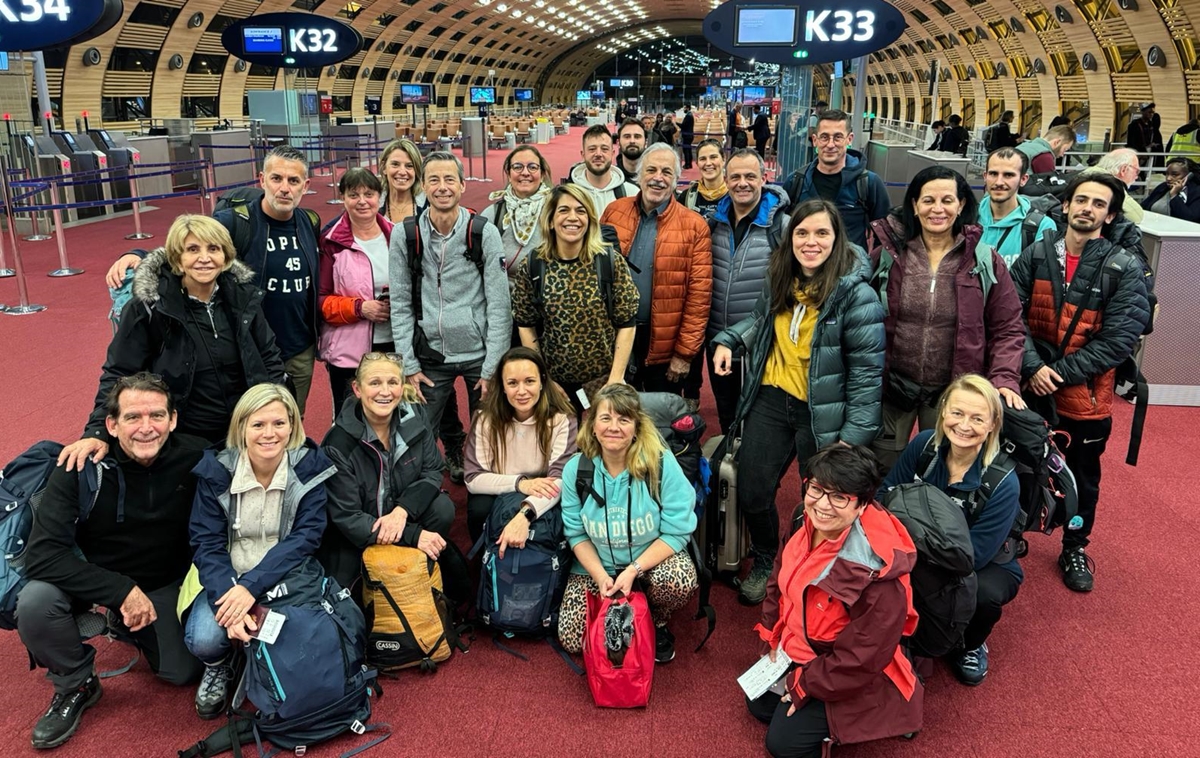 Ils sont partis pour une aventure peu commune : l'ascension du Kili ! /crédit dr Ils sont partis pour une aventure peu commune : l'ascension du Kili ! /crédit dr