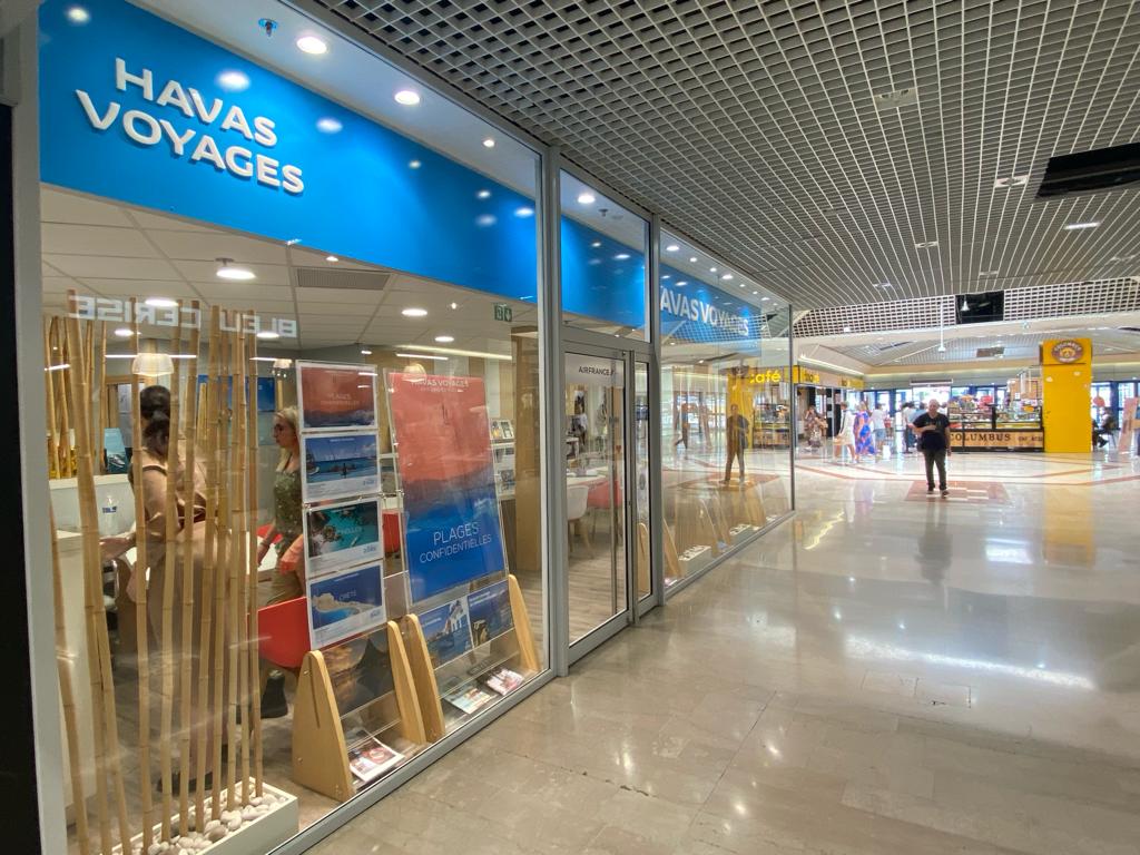 L'agence Havas Voyages installée dans la galerie marchande du Pontet - Photo JV