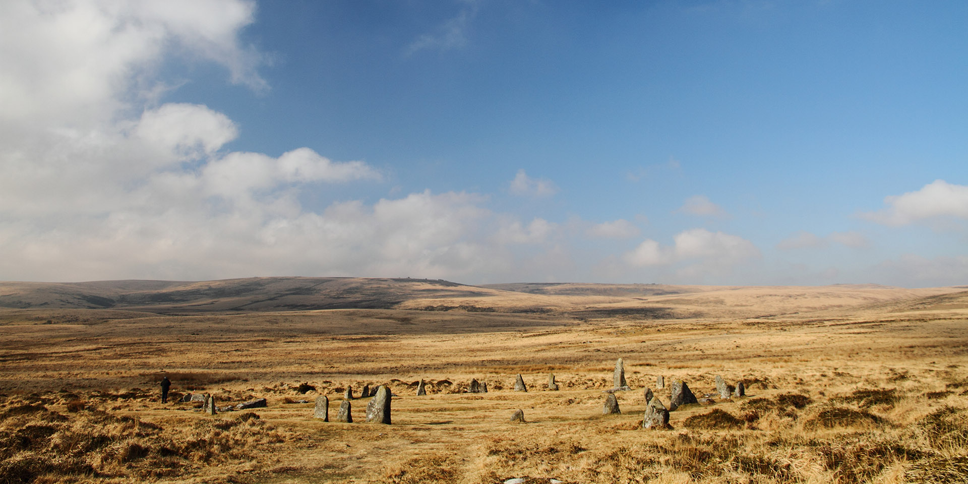 cercle de pierre dans le parc national de Dartmoor ©Dartmoornationalparkauthority