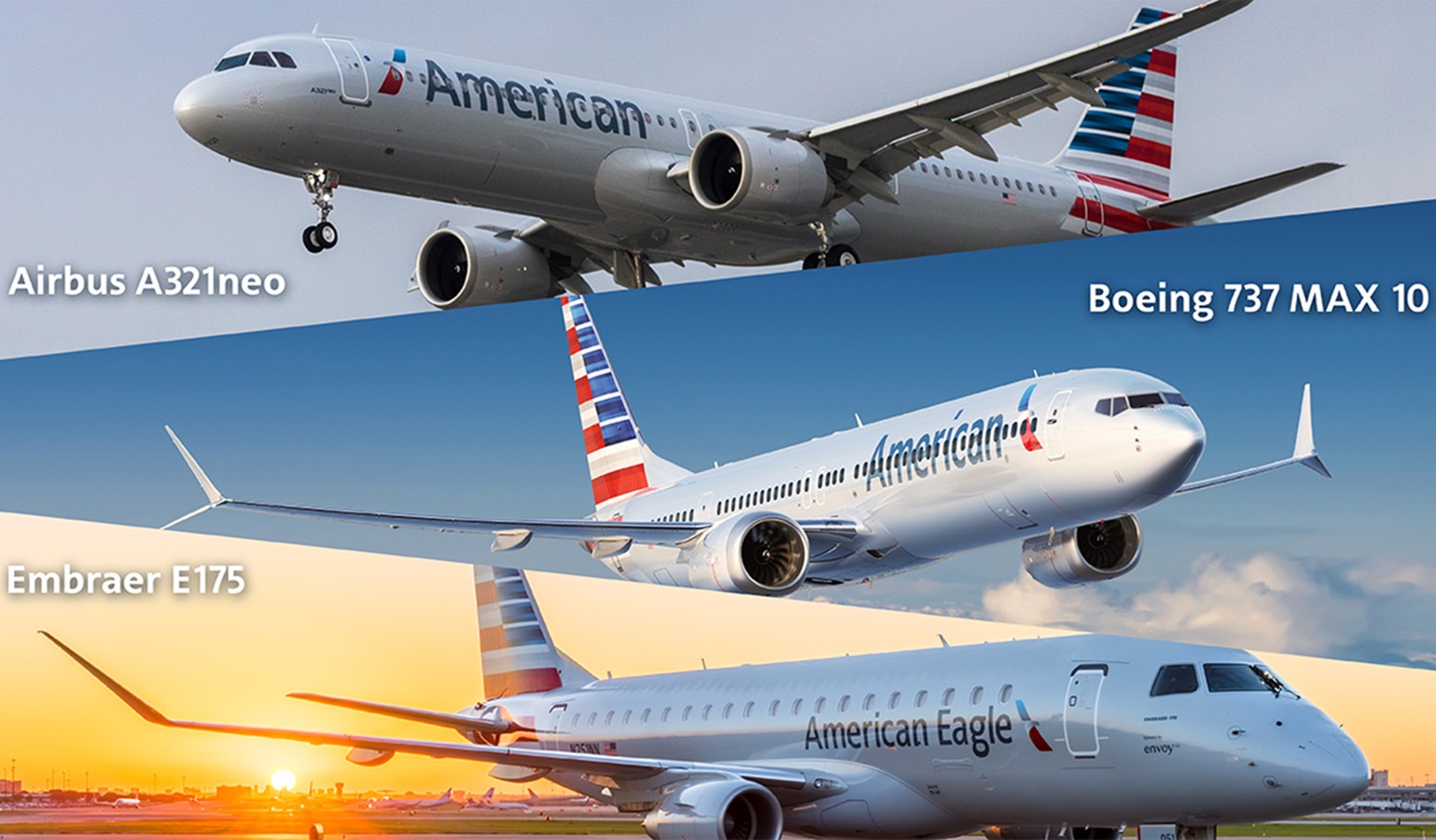 American Airlines a commandé pas moins de 260 avions  - Crédit photo : American Airlines