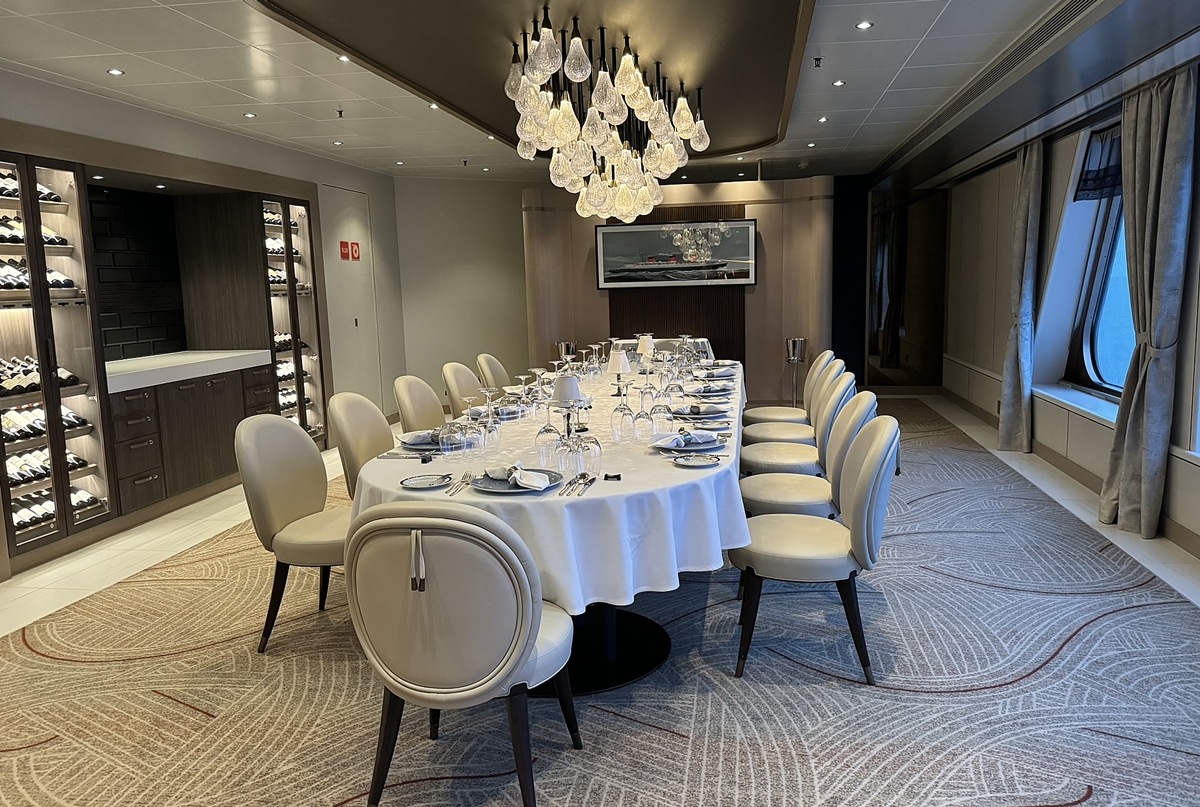 L'un des restaurants privés du MV Renaissance /crédit JDL L'un des restaurants privés du MV Renaissance /crédit JDL