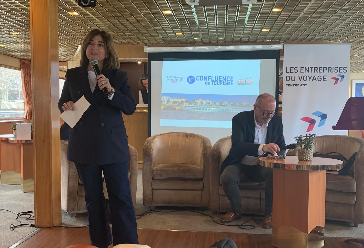 Valérie Boned a fait un point sur la formation professionnelle et les éductours à l'occasion de la Première Confluence du Tourisme à Lyon - CE