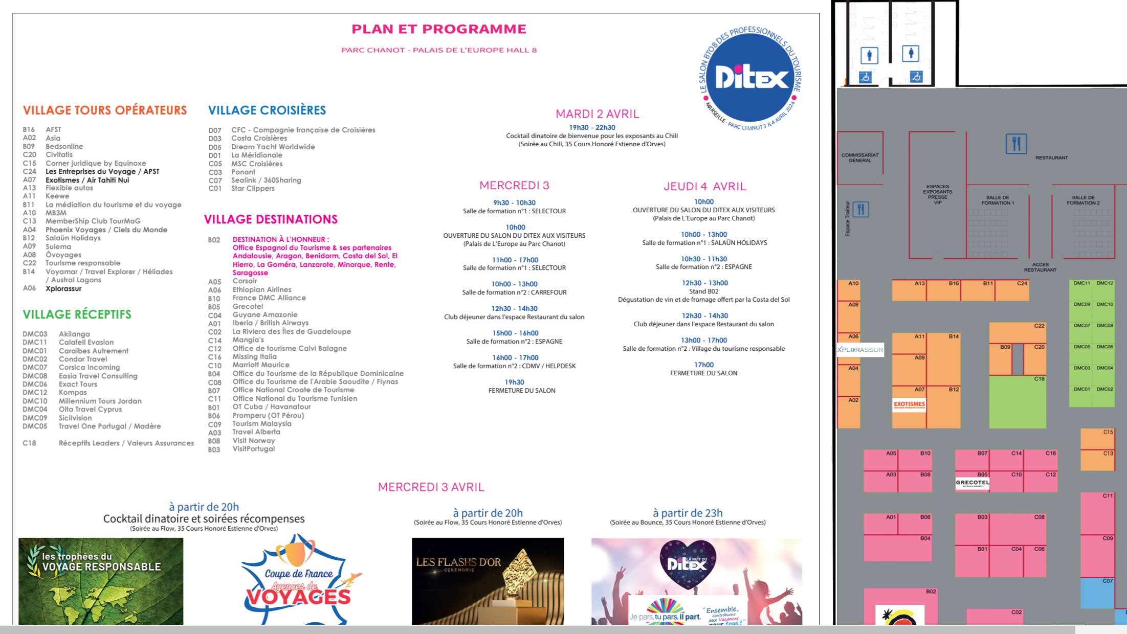 TELECHARGEZ LE PROGRAMME ET LE PLAN