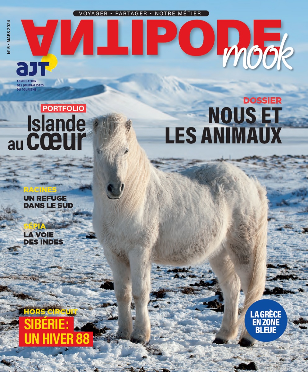 Le magazine Antipode a consacré un dossier entier aux rapports entre humains et animaux - Couverture Antipode
