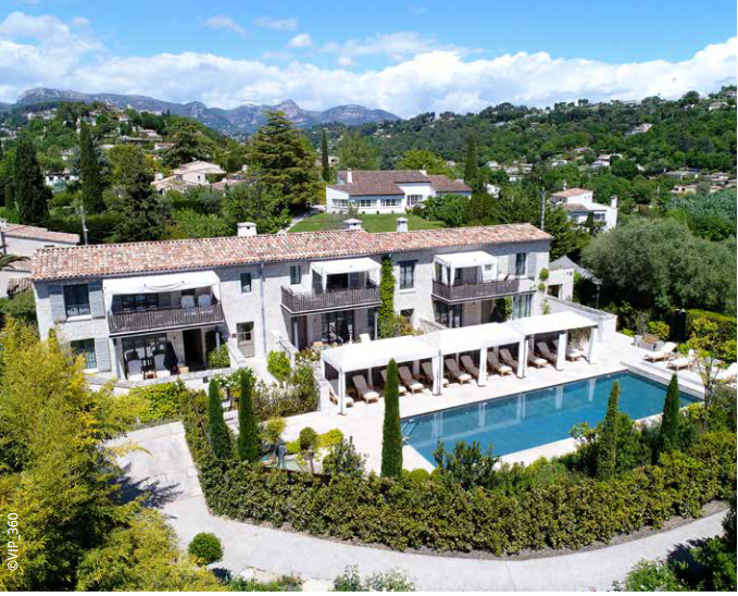 Le Mas de Pierre, un joyau au pied des remparts de Saint-Paul-de-Vence (© Domaine du Mas de Pierre)