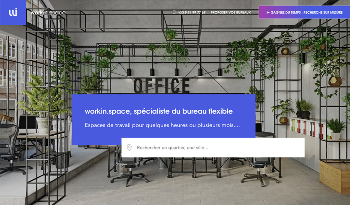 « Aujourd’hui, sur la réservation en longue durée, nous sommes présents dans plus de 1 000 villes en Europe. A terme, nous serons présents pour de la location ponctuelle sur toutes ces villes », anticipe François Vermeil, CEO de workin.space. @workin.space