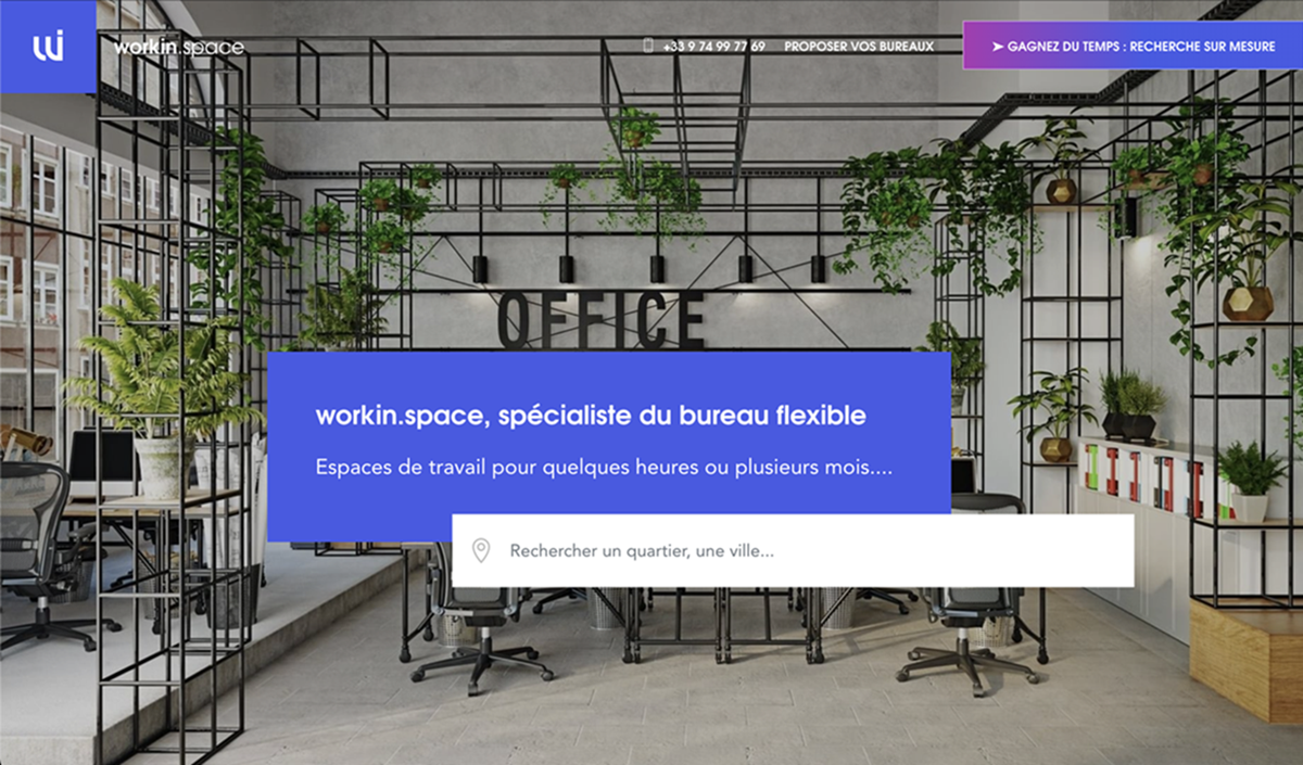« Aujourd’hui, sur la réservation en longue durée, nous sommes présents dans plus de 1 000 villes en Europe. A terme, nous serons présents pour de la location ponctuelle sur toutes ces villes », anticipe François Vermeil, CEO de workin.space. @workin.space « Aujourd’hui, sur la réservation en longue durée, nous sommes présents dans plus de 1 000 villes en Europe. A terme, nous serons présents pour de la location ponctuelle sur toutes ces villes », anticipe François Vermeil, CEO de workin.space. @workin.space