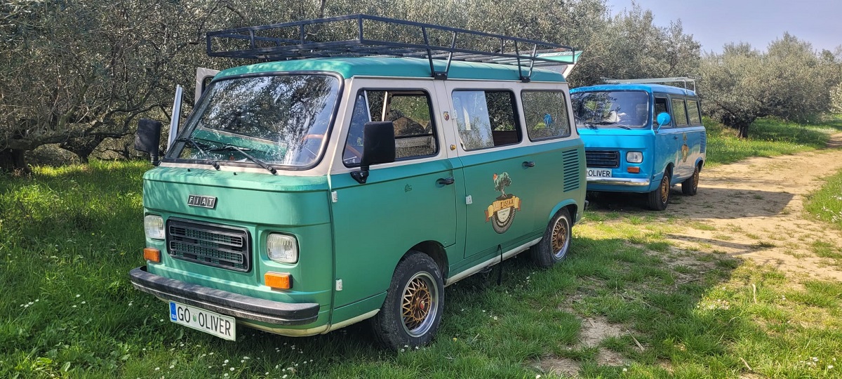 Près de Piran, Top of travel peut organiser une découverte de l'arrière-pays en van Fiat 900 - Photo AB Près de Piran, Top of travel peut organiser une découverte de l'arrière-pays en van Fiat 900 - Photo AB