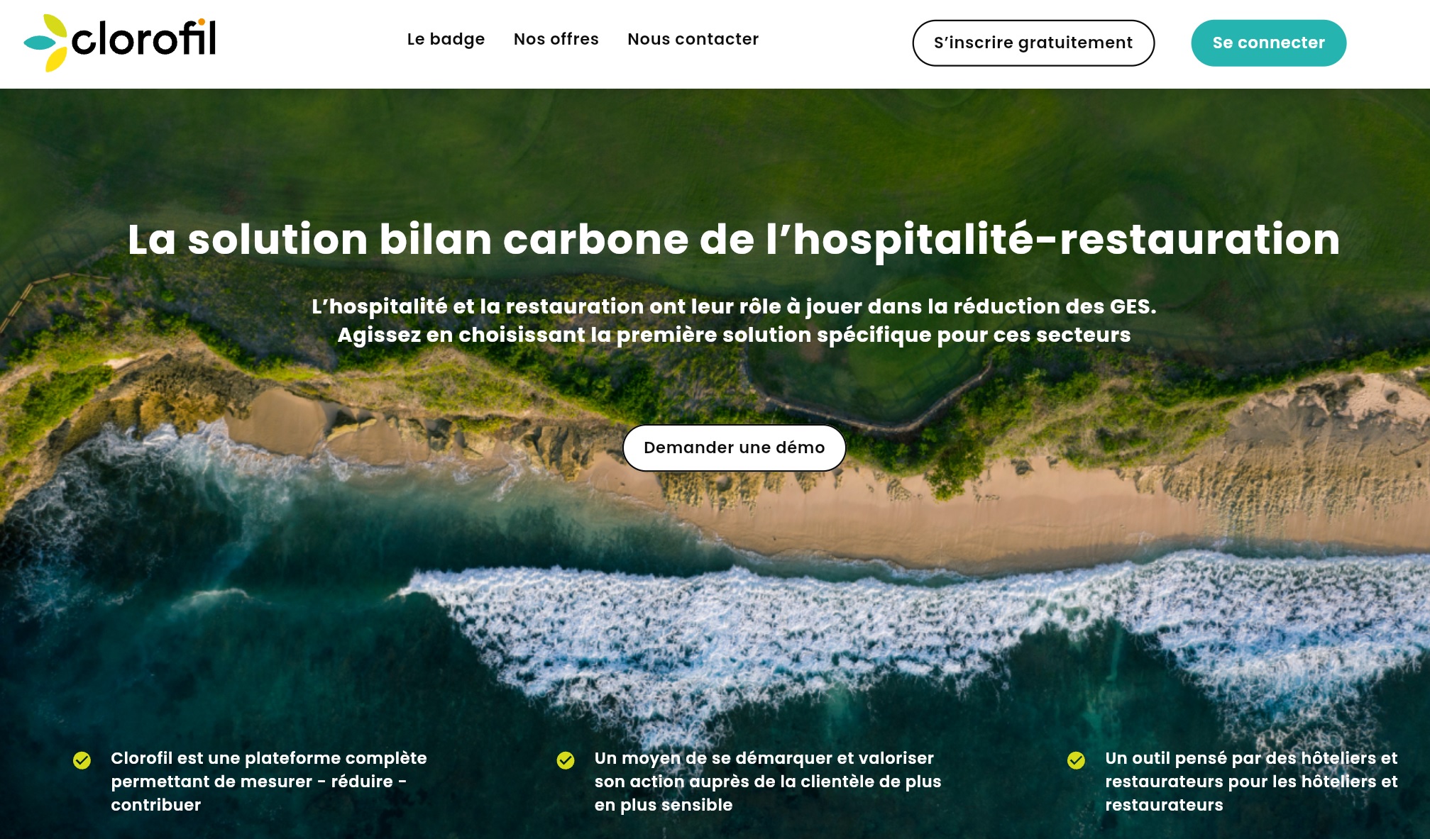 CDS Groupe partenaire de Clorofil pour aider les hôteliers à calculer leurs émissions de GES (Gaz à effet de serre) - Capture écran CDS Groupe partenaire de Clorofil pour aider les hôteliers à calculer leurs émissions de GES (Gaz à effet de serre) - Capture écran