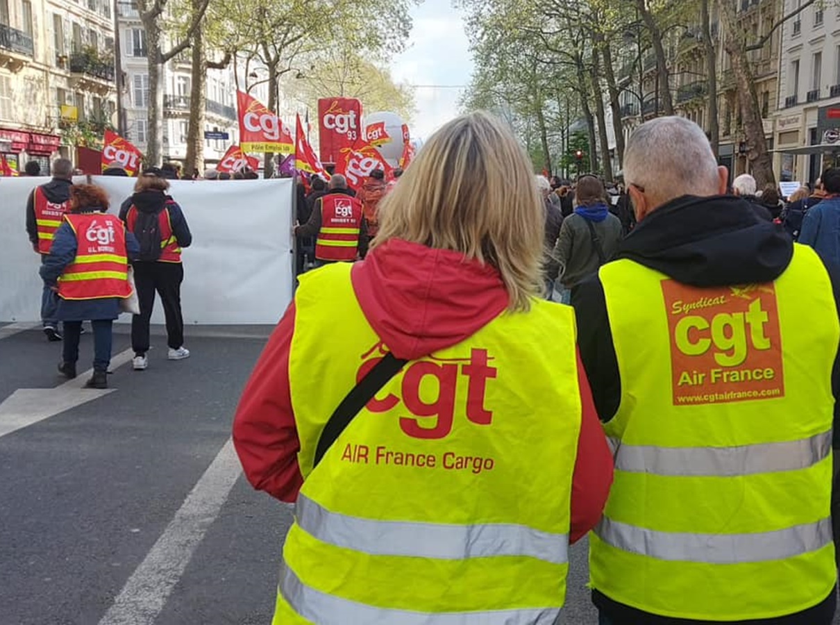 L'UNAC et la CGT PNC d'Air France ont déposé un préavis pendant les JO 2024 - Crédit photo : Compte Facebook CGT Air France