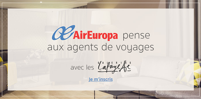 Air Europa lance un jeu concours pour les agents de voyages