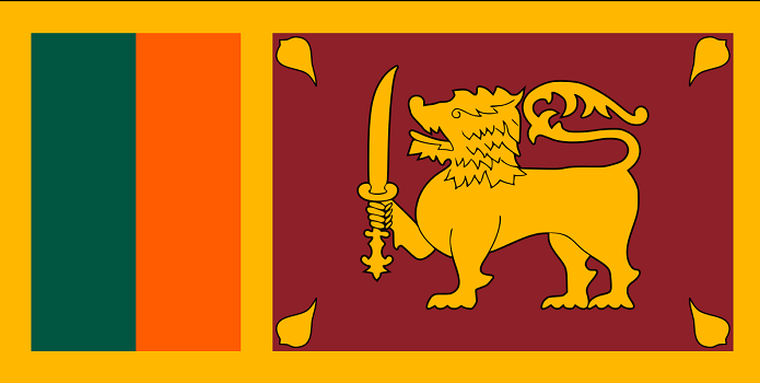 Drapeau du Sri Lanka - DR : Wikipedia