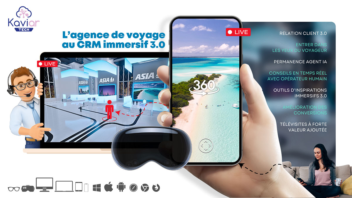 Un véritable CRM immersif © KaviAR Tech