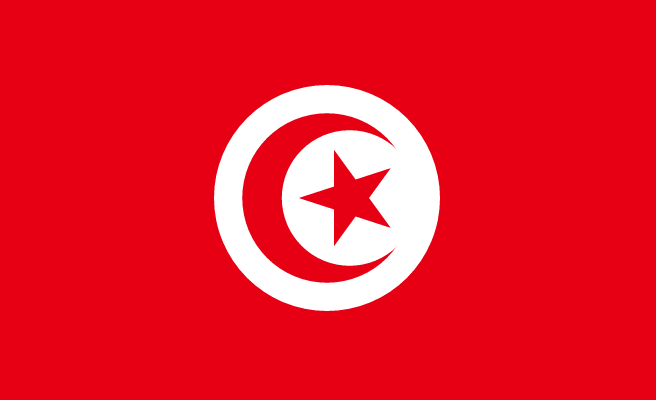 Drapeau de la Tunisie - DR : Wikipedia