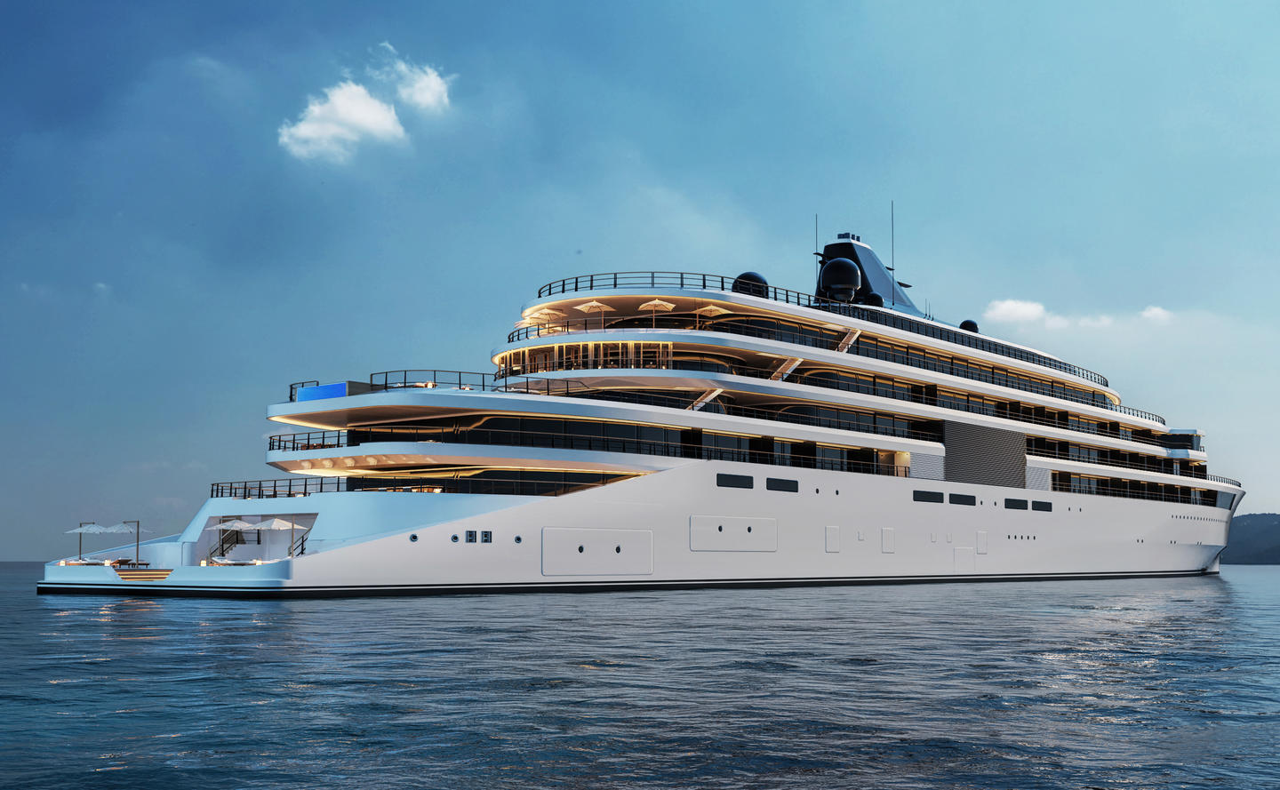 Le yacht d'Aman sera livré en 2026 sous la marque Aman at Sea et son nom n’est pas encore connu @Aman Resorts Le yacht d'Aman sera livré en 2026 sous la marque Aman at Sea et son nom n’est pas encore connu @Aman Resorts