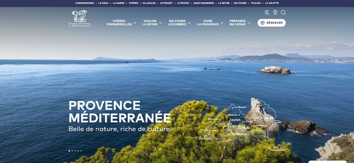 Le tout nouveau site de la destination Provence est des a présent en ligne - Provence Méditerranée