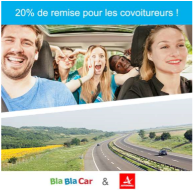 L'offre est disponible jusqu'au 30 juin 2016 - DR : BlaBlaCar et Autogrill France