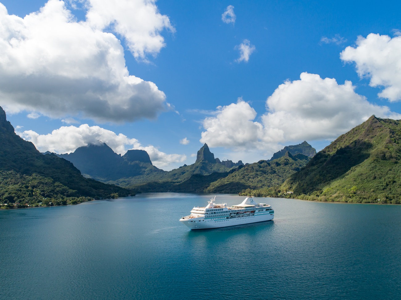 Le Paul Gauguin a rejoint la famille Ponant en 2019 ©PAULGAUGUIN-PONANT-Tim McKenna