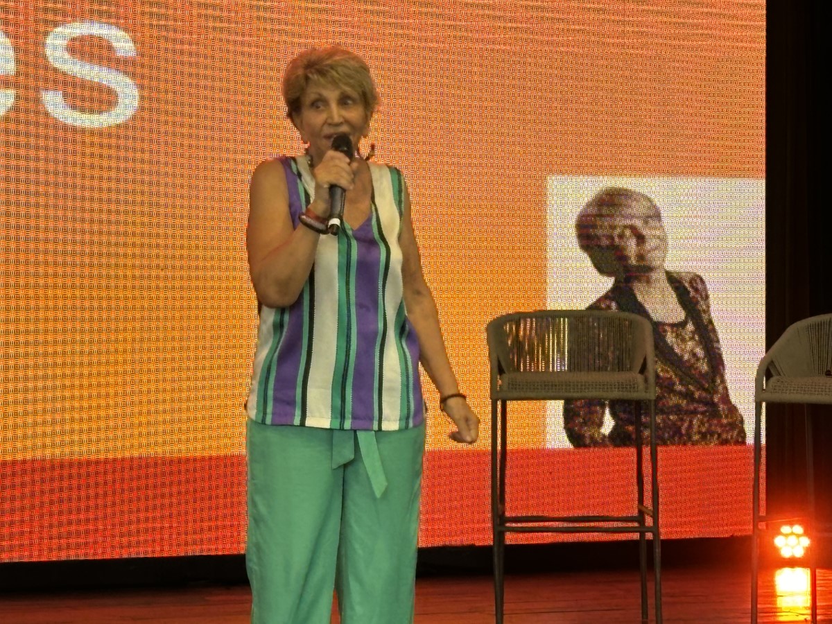 Adriana Minchella lors de l'ouverture de la convention du Cediv en Guadeloupe. @David Savary