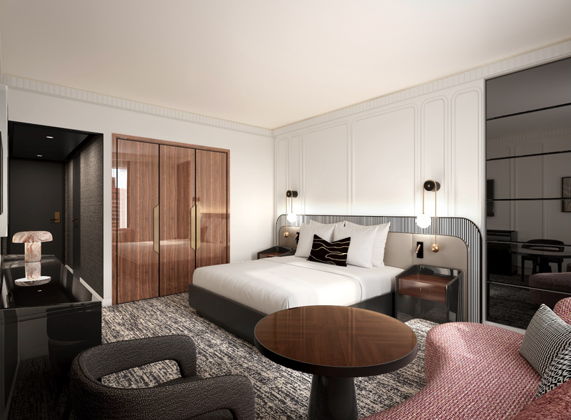 Sofitel New York : Tout en conservant un univers mâtiné d'Art Déco, les 398 chambres seront entièrement rénovées (© Sofitel)