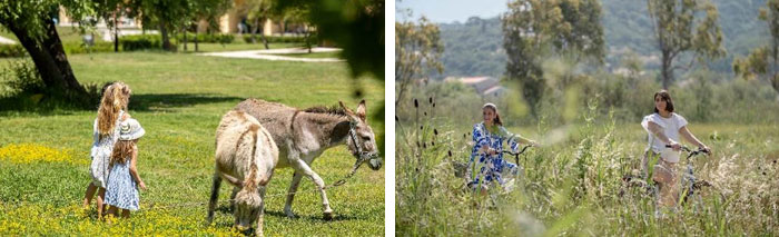 La ferme et les ânes / e-bike & e-scooter service © Grecotel LUXME Costa Botanica