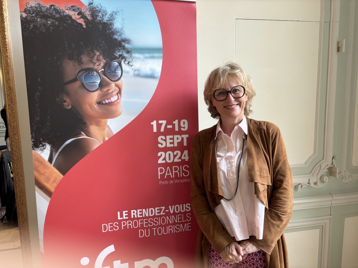 Laurence Gaborieau, directrice du salon IFTM, à la Maison des Polytechniciens (Paris 7ème). ©David Savary