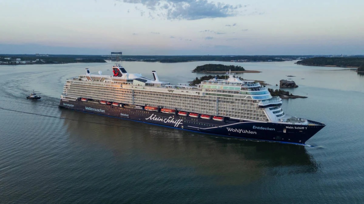 TUI Cruises : le Mein Schiff 7 a pris la mer pour sa croisière inaugurale vendredi - TUI Cruises