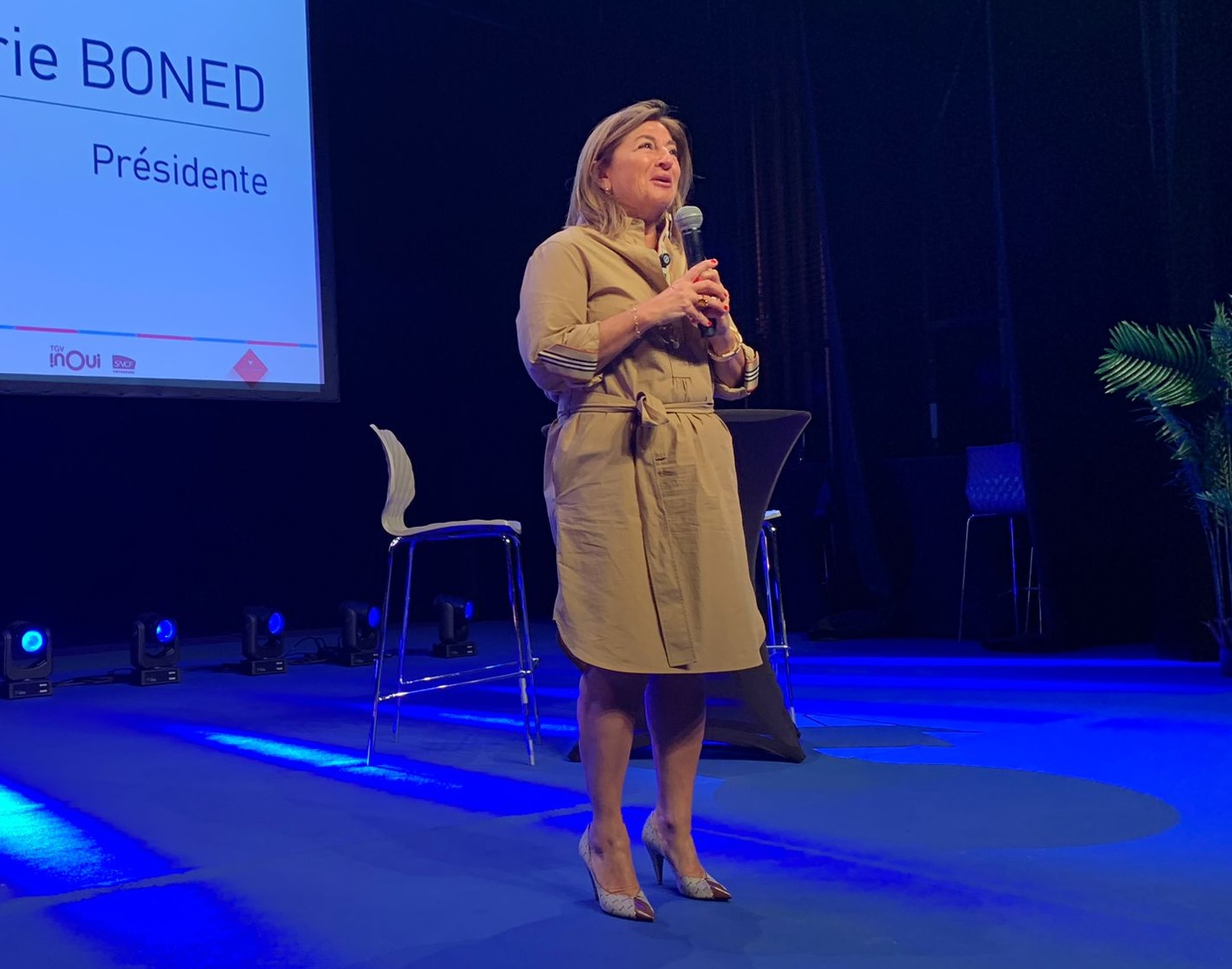 Valérie Boned, à l'ouverture du congrès des EDV - Photo CE Valérie Boned, à l'ouverture du congrès des EDV - Photo CE