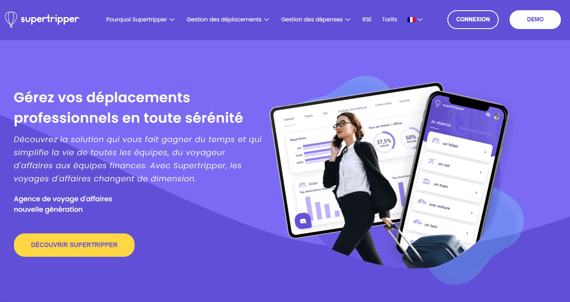 Supertripper a connecté Ouigo à son offre - DR capture écran