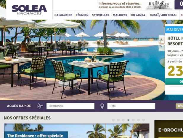 Solea Vacances is developing its accommodations offer in Mauritius- Screenshot