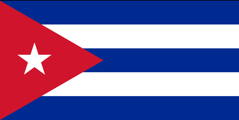 Drapeau de Cuba - DR : Wikipedia Drapeau de Cuba - DR : Wikipedia