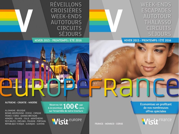 Visit Europe publishes its Europe, France, and Festivities brochures for Winter and Spring 2015/2016 - DR: Visit Europe