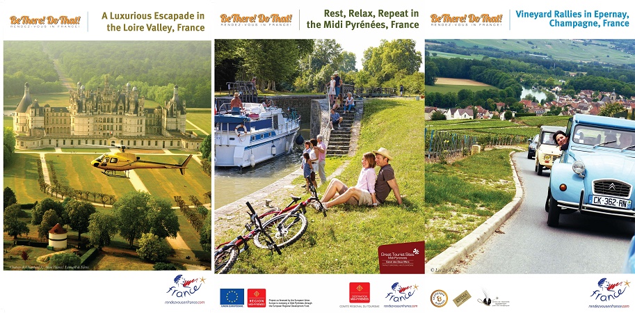 Les visuels de la campagne d'Atout France en Inde - DR : Atout France