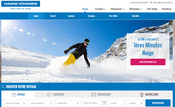 Le réseau de distribution Havas Voyages va être repris par Marietton Developpement - Capture d'écran