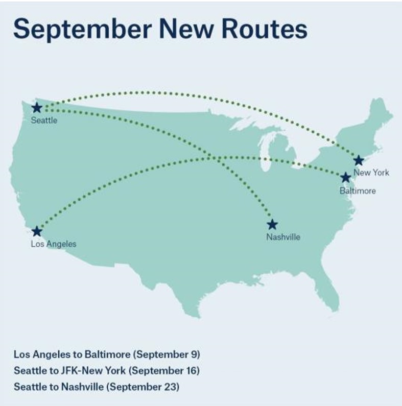 Alaska Airlines ouvre 3 nouvelles lignes