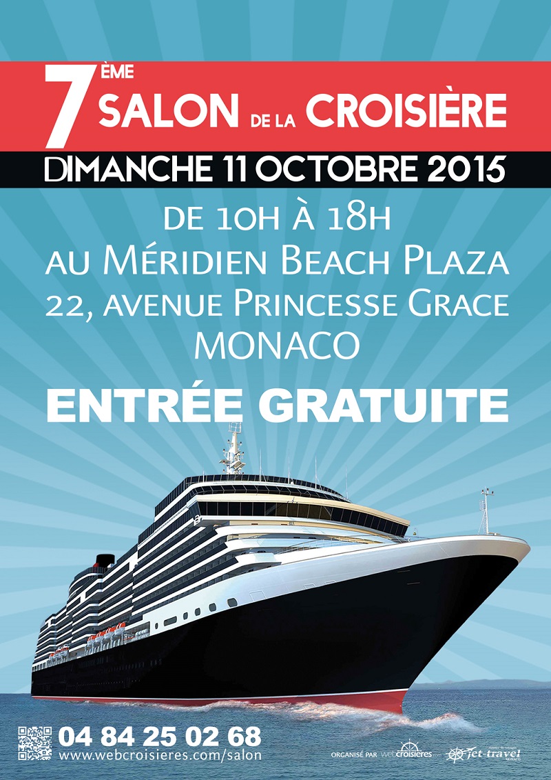 Monaco : le 7ème salon de la Croisière prévu le 11 octobre 2015