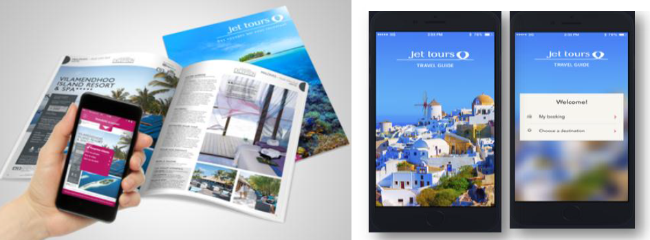 Jet tours lance une appli réalité augmentée et un carnet de voyage digital