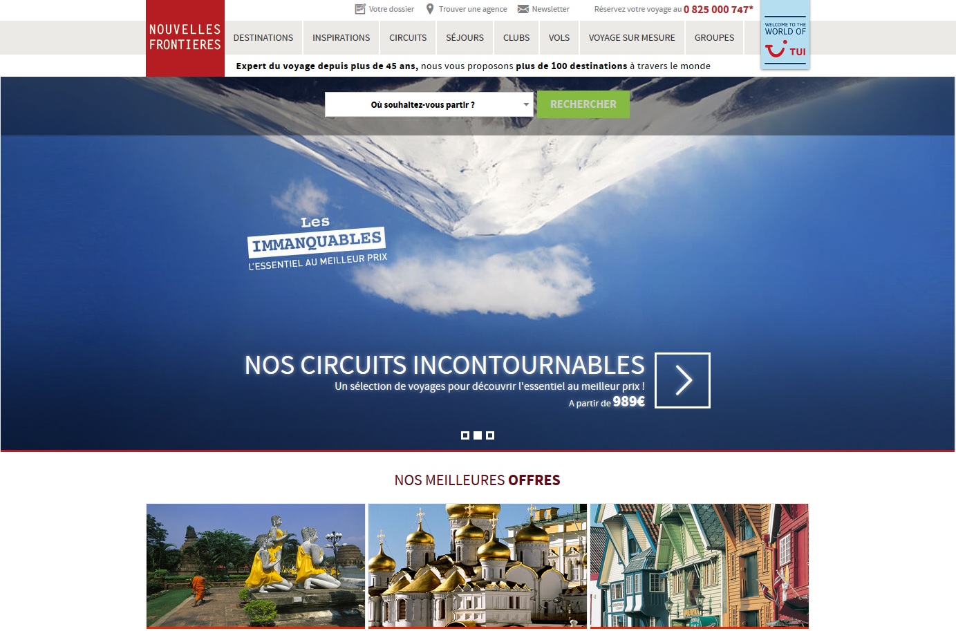 Nouvelles Frontières va se nourrir de TUI…