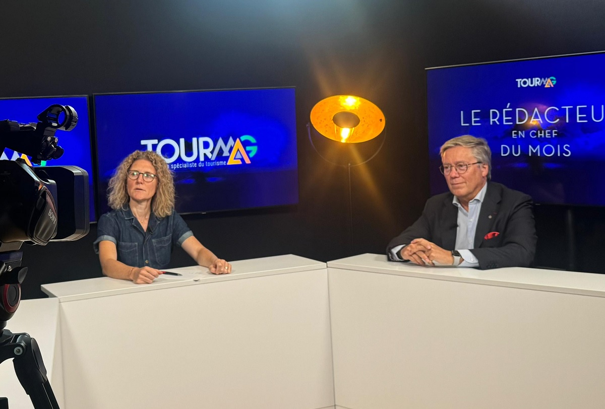 Patrick Pourbaix sur le plateau de TourMaG à Marseille - Photo JDL Patrick Pourbaix sur le plateau de TourMaG à Marseille - Photo JDL