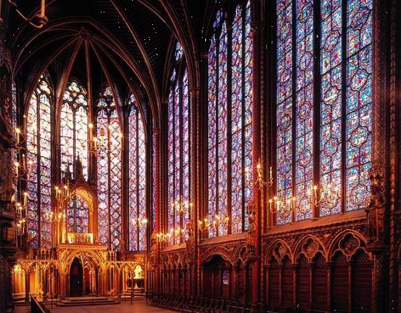 La Sainte-Chapellle joyau du gothique rayonnant. Après 7 ans de restauration ses vitraux ont retrouvé tout leur éclat. Photo CMN.
