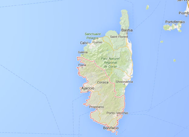 Le trafic aérien progresse nettement en Corse du Sud en septembre 2015 - DR : Google Maps Le trafic aérien progresse nettement en Corse du Sud en septembre 2015 - DR : Google Maps