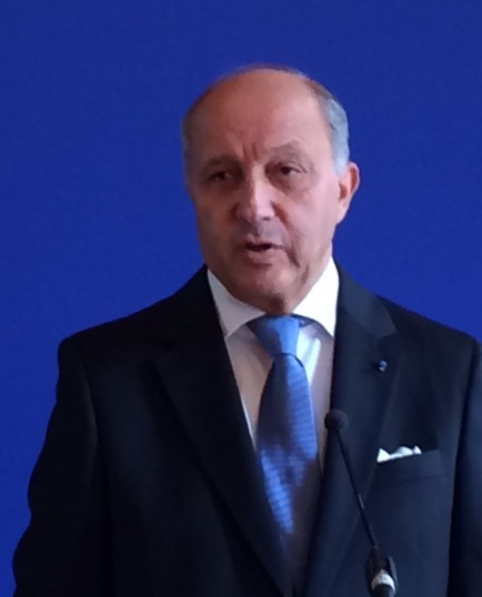 Laurent Fabius, ministre des affaires étrangères et du développement international - Photo D.G.