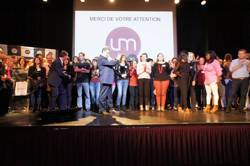 Les collaborateurs Univairmer lors de la convention ce week-end - Photo CE