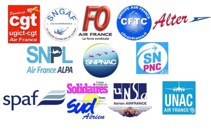 Air France : l'intersyndicale appelle à la mobilisation le 22 octobre