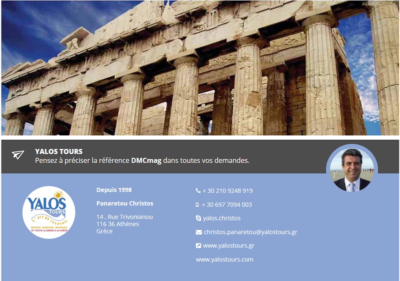 Grèce : Yalos Tours débarque sur DMCMag.com
