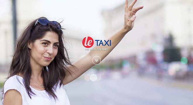 L'application permet de géolocaliser et de réserver un véhicule- (c) le.taxi