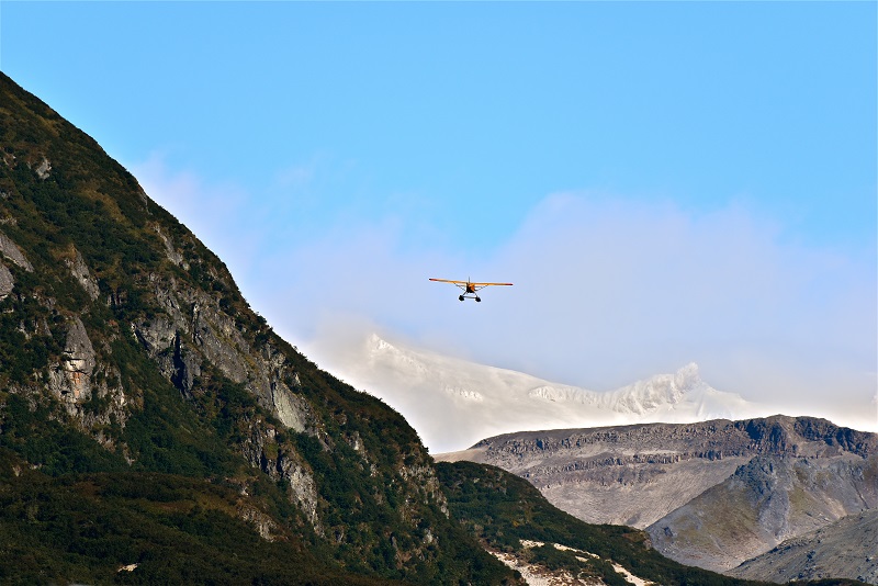 Paysage et glacier d'Alaska - Photo CP